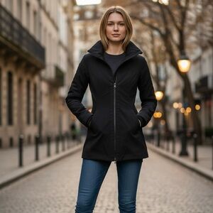 lululemon athletica Black Women's Mid Length Utility Zip Jacket